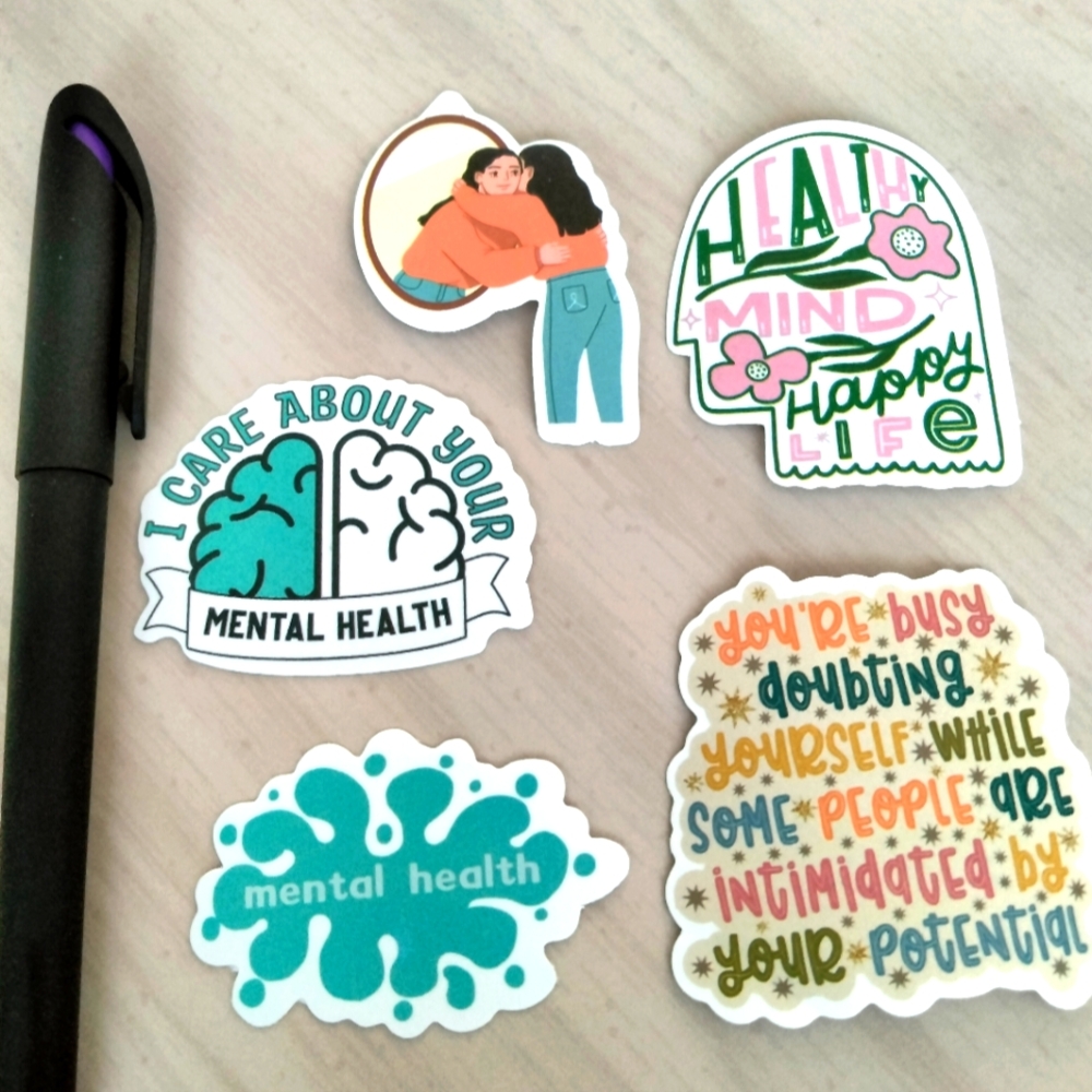 🪅Mental Health Stickers Mix 5 Pieces- Set 8🪅